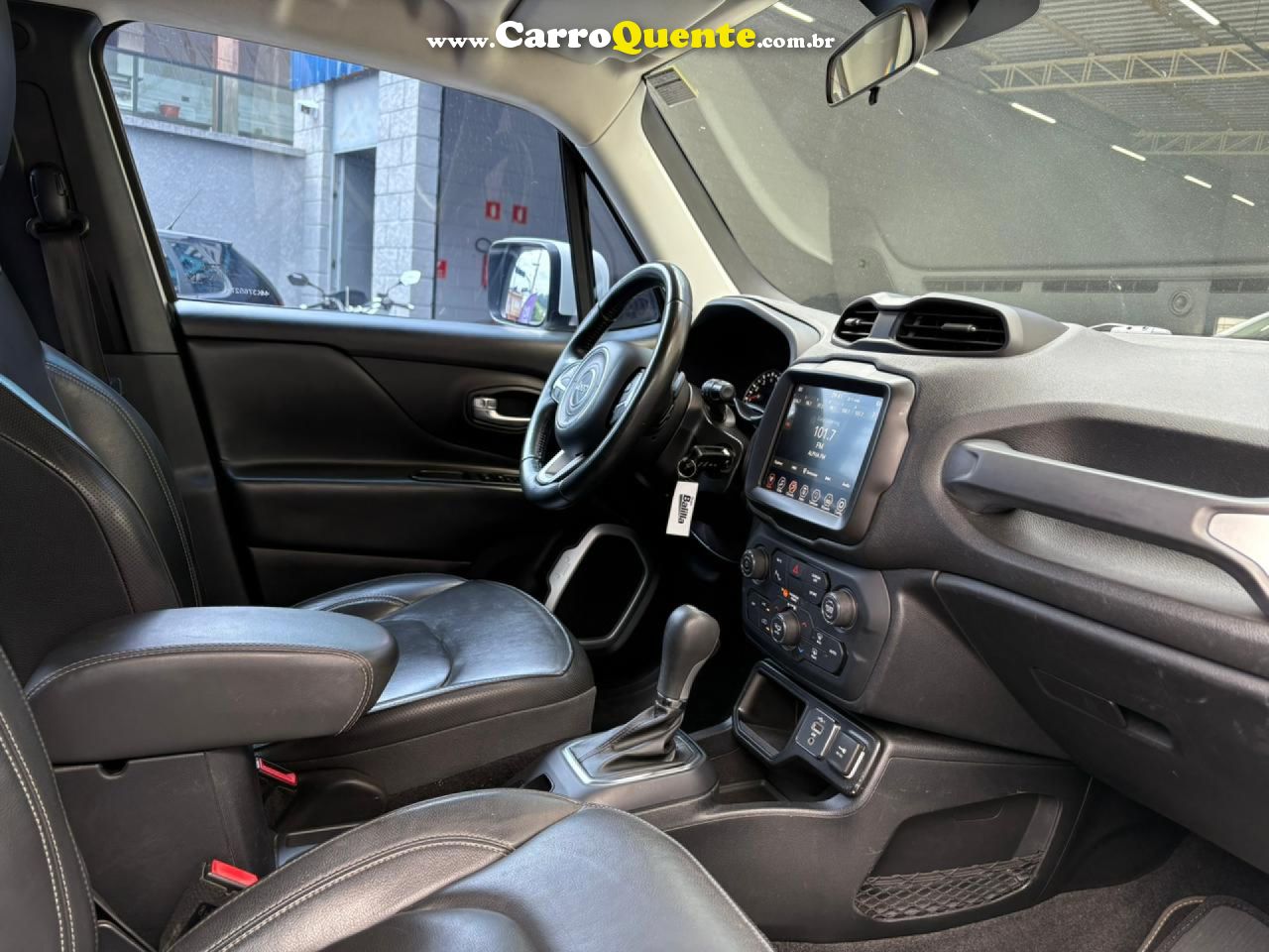 JEEP   RENEGADE LONGITUDE 1.8 4X2 FLEX 16V AUT.   BRANCO 2021 1.8 FLEX - Loja