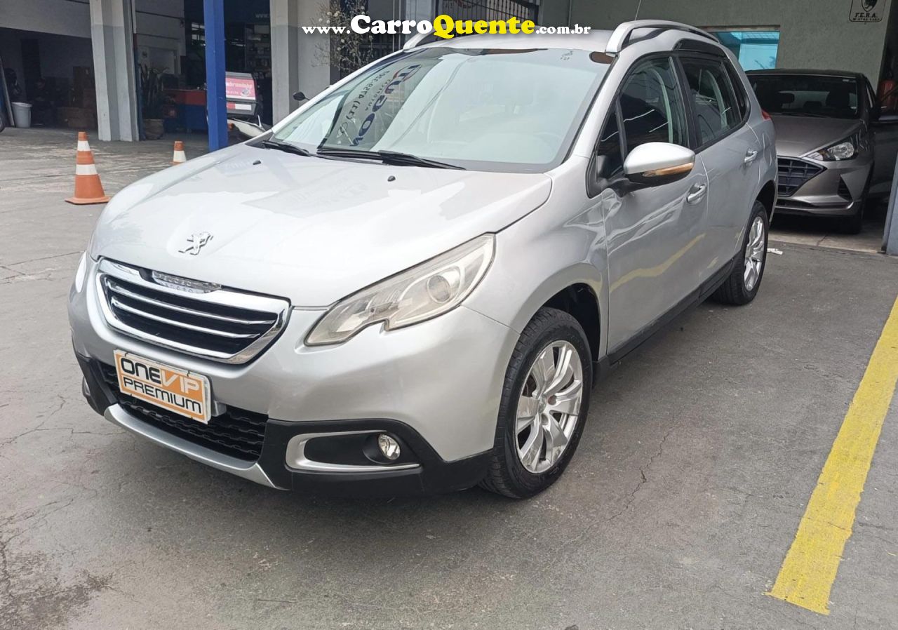 PEUGEOT   2008 ALLURE 1.6 FLEX 16V 5P AUT.   PRATA 2017 1.6 FLEX - Loja