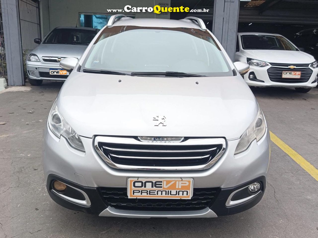 PEUGEOT   2008 ALLURE 1.6 FLEX 16V 5P AUT.   PRATA 2017 1.6 FLEX - Loja