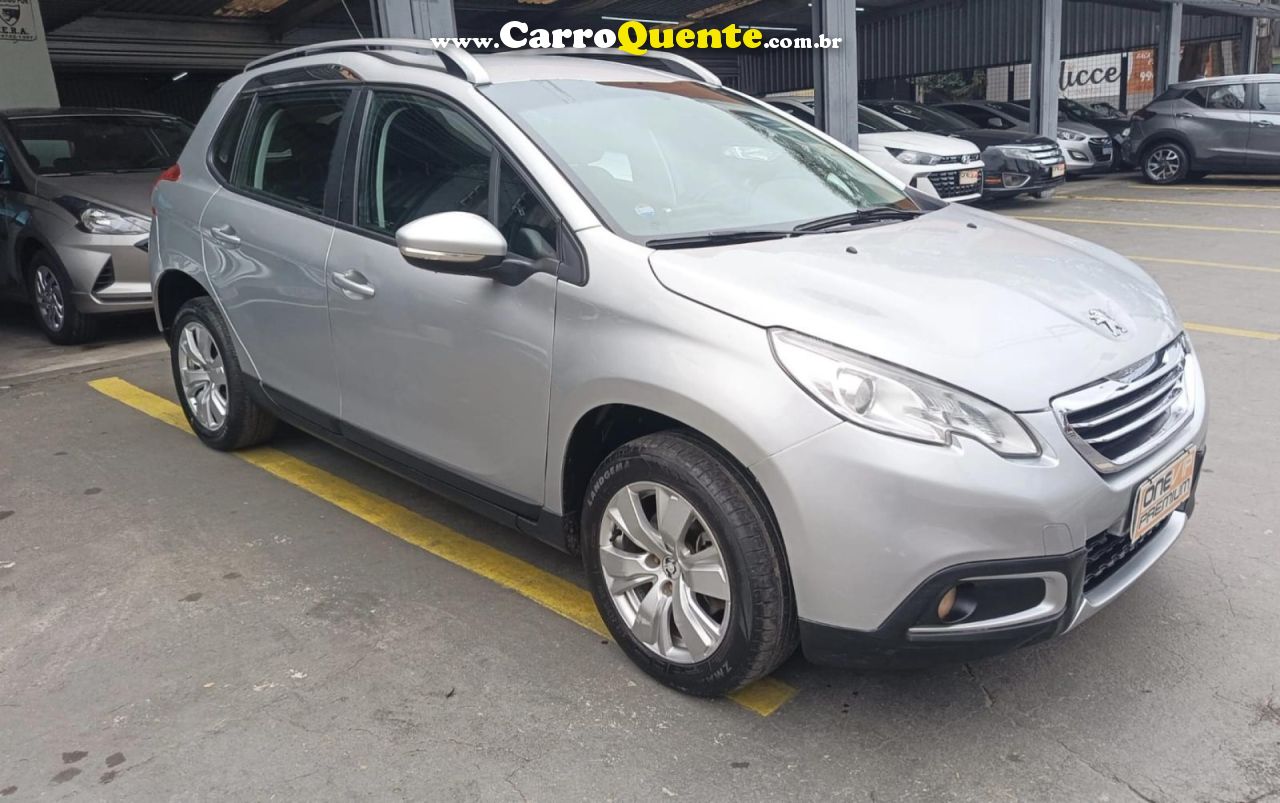 PEUGEOT   2008 ALLURE 1.6 FLEX 16V 5P AUT.   PRATA 2017 1.6 FLEX - Loja