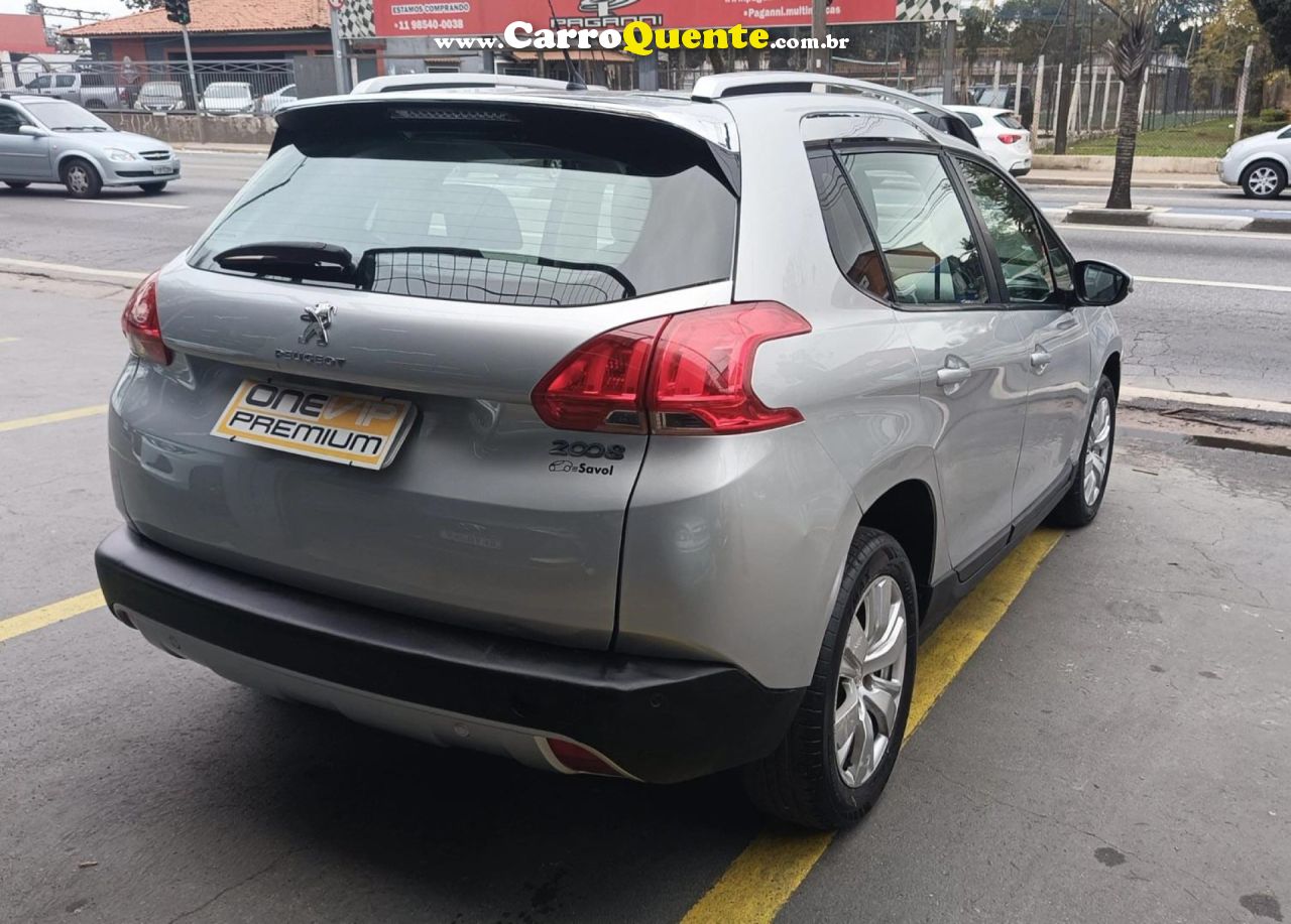 PEUGEOT   2008 ALLURE 1.6 FLEX 16V 5P AUT.   PRATA 2017 1.6 FLEX - Loja