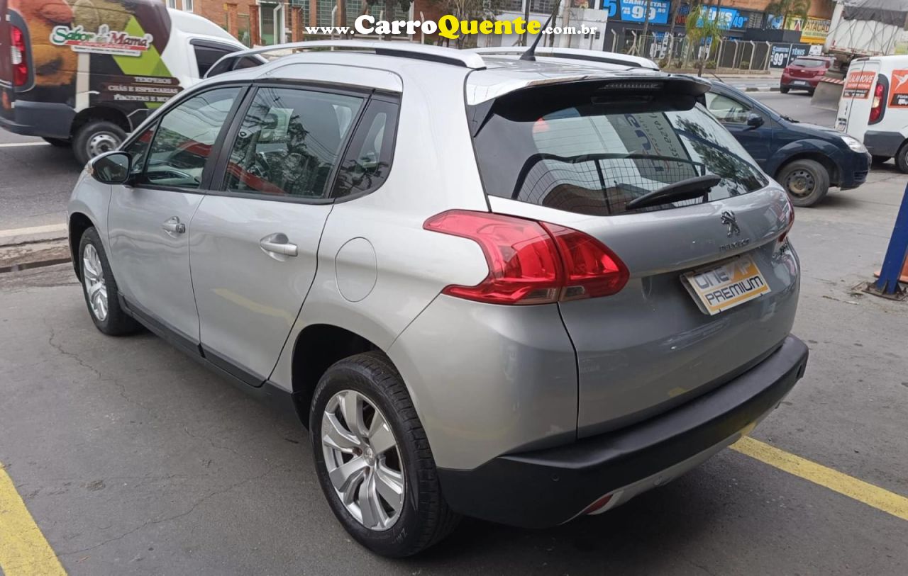 PEUGEOT   2008 ALLURE 1.6 FLEX 16V 5P AUT.   PRATA 2017 1.6 FLEX - Loja