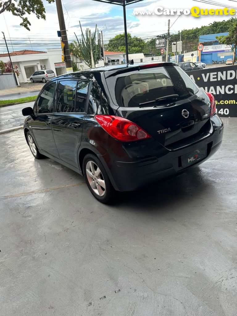 NISSAN   TIIDA S 1.81.8 FLEX 16V  MEC.   PRETO 2012 1.8 FLEX - Loja
