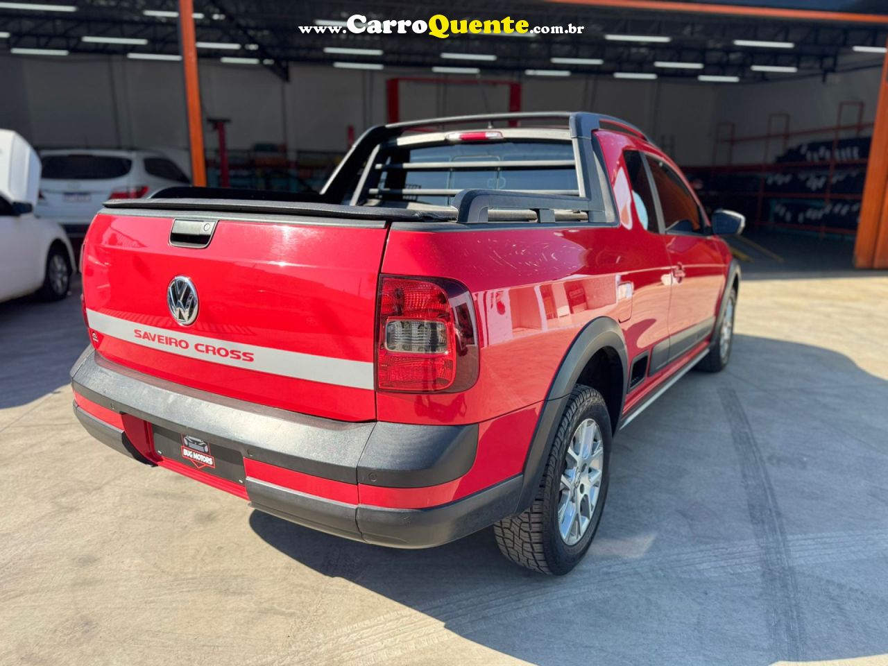 VOLKSWAGEN   SAVEIRO CROSS 1.6 MI TOTAL FLEX 8V CE   VERMELHO 2014 1.6 FLEX - Loja