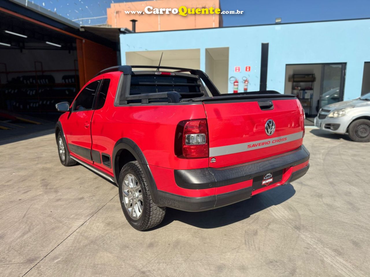 VOLKSWAGEN   SAVEIRO CROSS 1.6 MI TOTAL FLEX 8V CE   VERMELHO 2014 1.6 FLEX - Loja