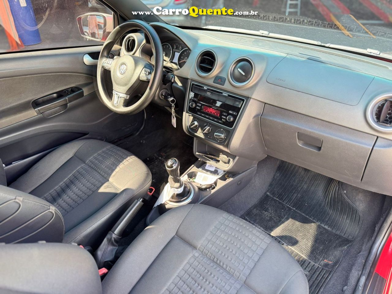 VOLKSWAGEN   SAVEIRO CROSS 1.6 MI TOTAL FLEX 8V CE   VERMELHO 2014 1.6 FLEX - Loja
