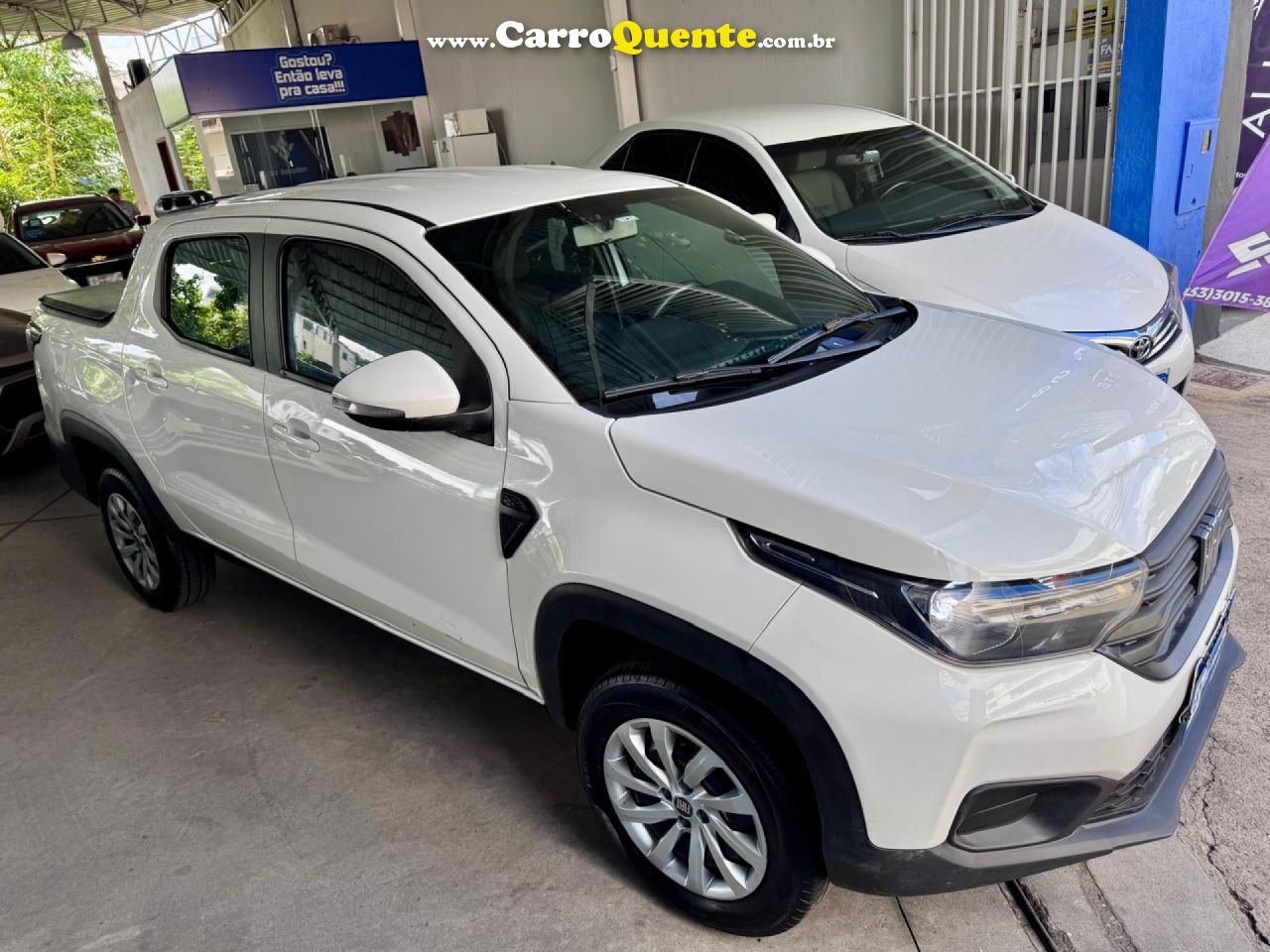 FIAT   STRADA FREEDOM CABINE DUPLA   BRANCO 2024 1.4 GASOLINA - Loja