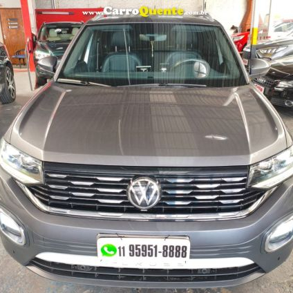 VOLKSWAGEN   T-CROSS HIG. 250 TSI 1.4 FLEX 16V 5P AUT   CINZA 2022 1.4 FLEX