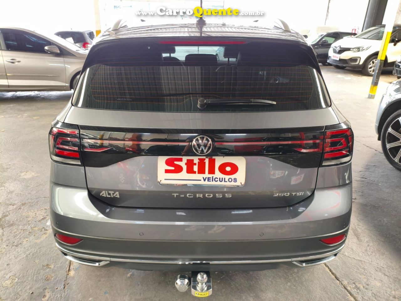 VOLKSWAGEN   T-CROSS HIG. 250 TSI 1.4 FLEX 16V 5P AUT   CINZA 2022 1.4 FLEX - Loja