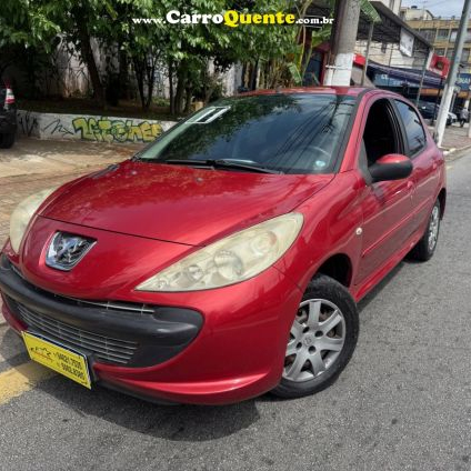 PEUGEOT   207 XR 1.4 FLEX 8V 5P   VERMELHO 2011 1.4 FLEX