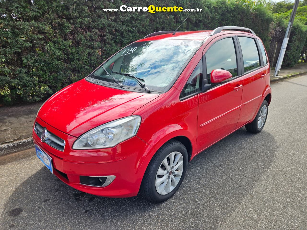 FIAT   IDEA ATTRACTIVE 1.4 FIRE FLEX 8V 5P   VERMELHO 2014 1.4 FLEX - Loja