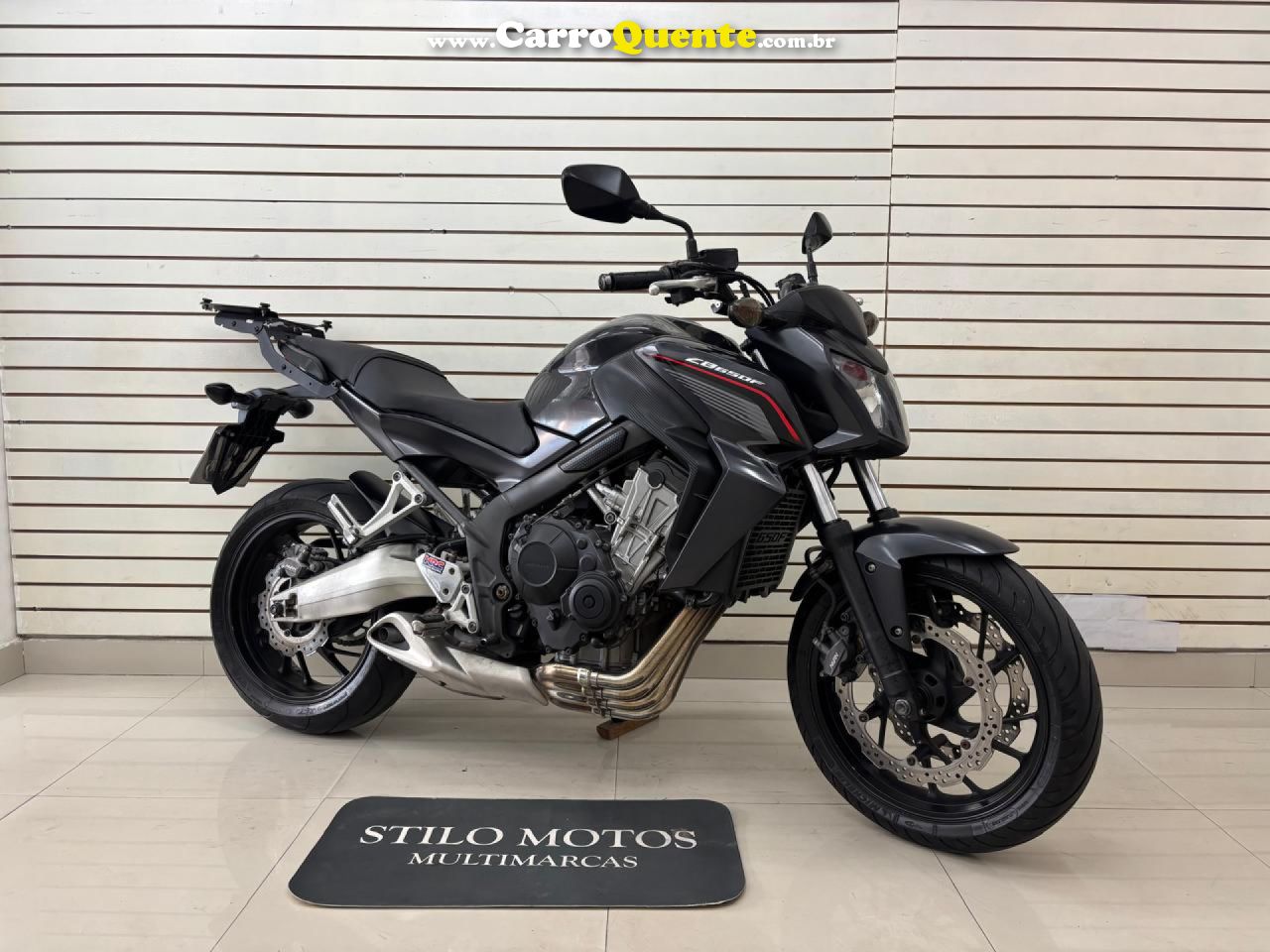 HONDA   CB 650F   PRETO 2015 649 GASOLINA - Loja