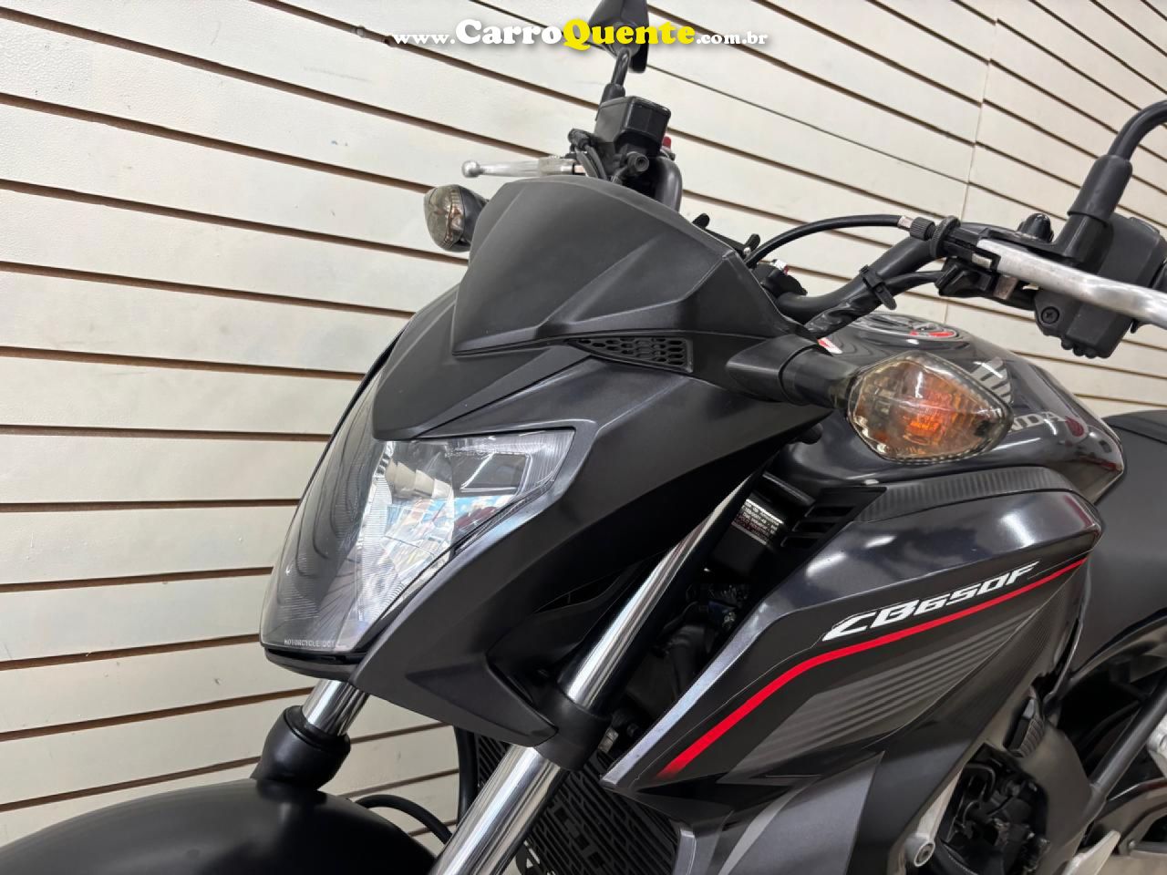 HONDA   CB 650F   PRETO 2015 649 GASOLINA - Loja