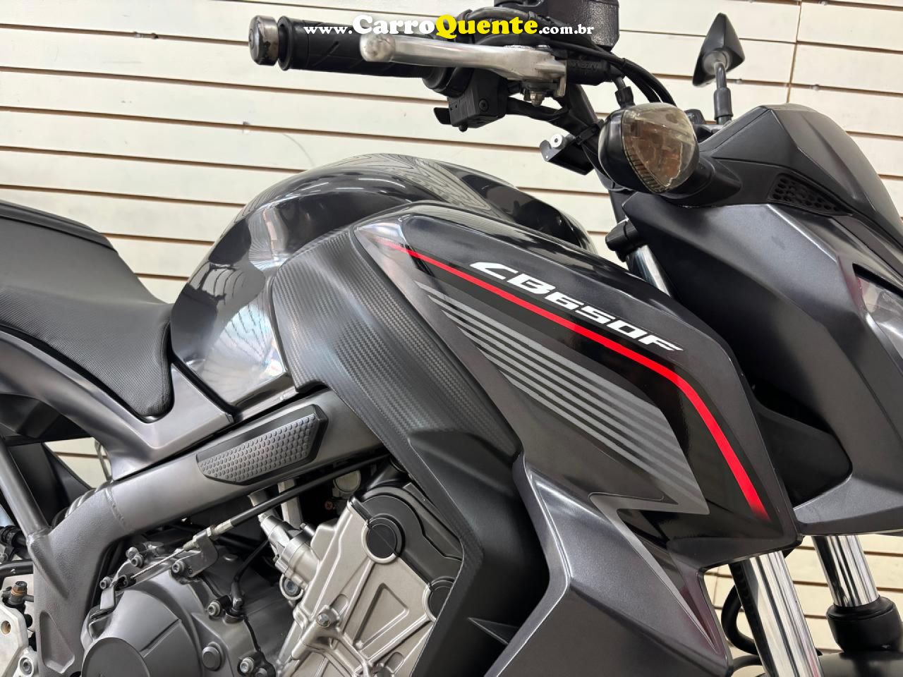 HONDA   CB 650F   PRETO 2015 649 GASOLINA - Loja