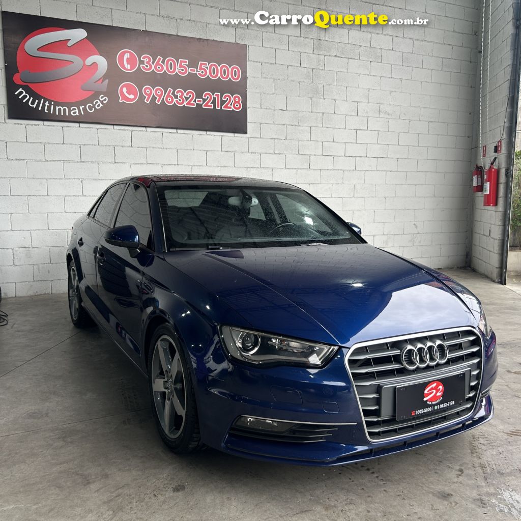 AUDI   A3 SED.1.81.8 AMBIT.16V TB FSI S-TRONIC   AZUL 2015 1.8 GASOLINA - Loja