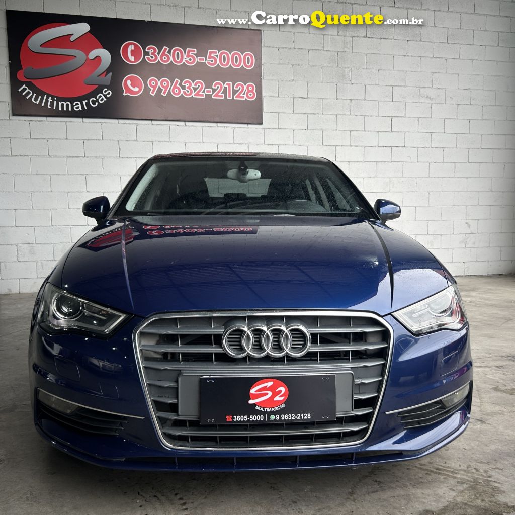 AUDI   A3 SED.1.81.8 AMBIT.16V TB FSI S-TRONIC   AZUL 2015 1.8 GASOLINA - Loja