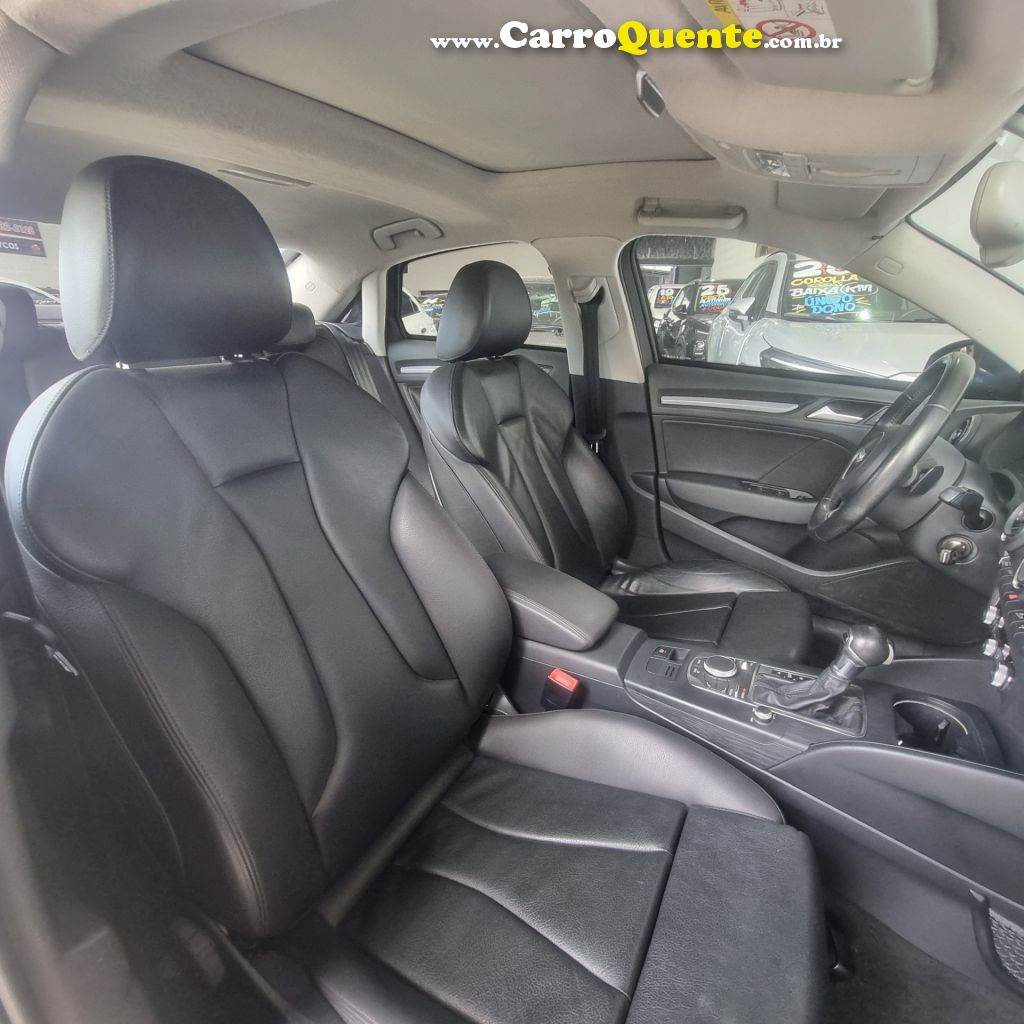 AUDI   A3 SED.1.81.8 AMBIT.16V TB FSI S-TRONIC   AZUL 2015 1.8 GASOLINA - Loja