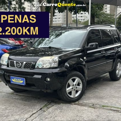 NISSAN   X-TRAIL GX 2.5 16V 180CV 5P   PRETO 2007 2.5 GASOLINA