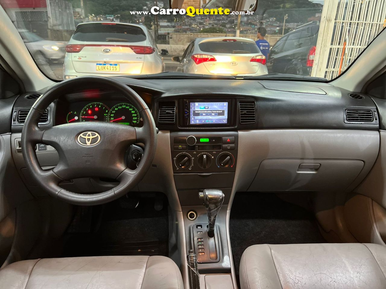 TOYOTA   COROLLA FIELDER SW S  1.8 16V 136CV AUT   PRETO 2007 1.8 GASOLINA - Loja