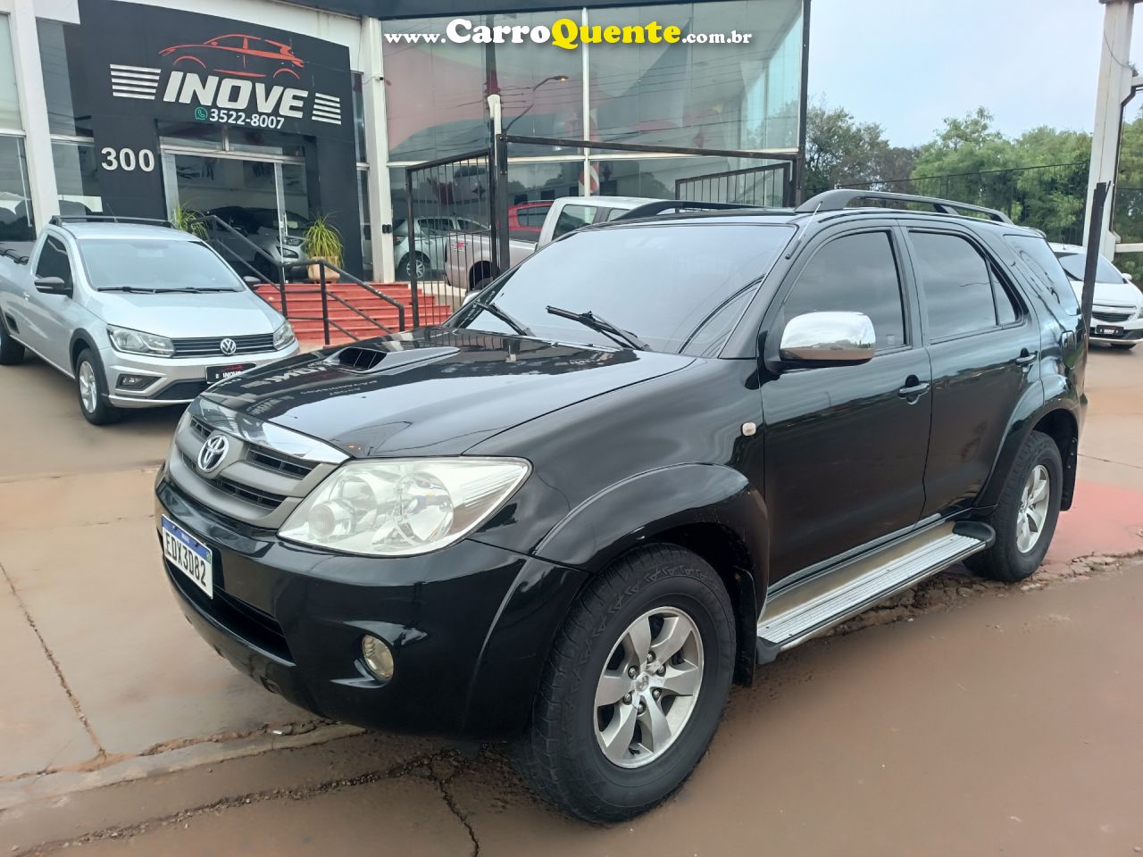 TOYOTA   HILUX SW4 SRV D4-D 4X4 3.0 TDI DIES. AUT   PRETO 2008 3.0 DIESEL - Loja