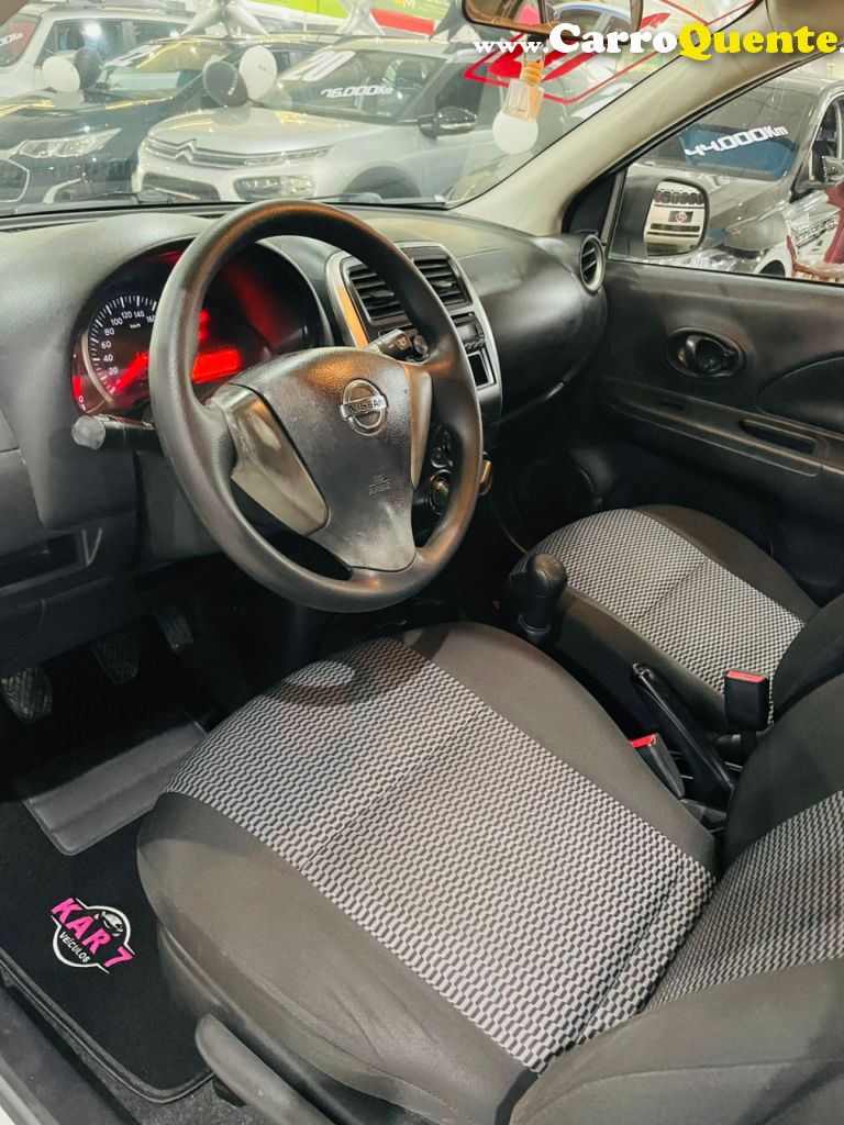 NISSAN   MARCH S 1.0 12V FLEX 5P   BRANCO 2016 1.0 FLEX - Loja