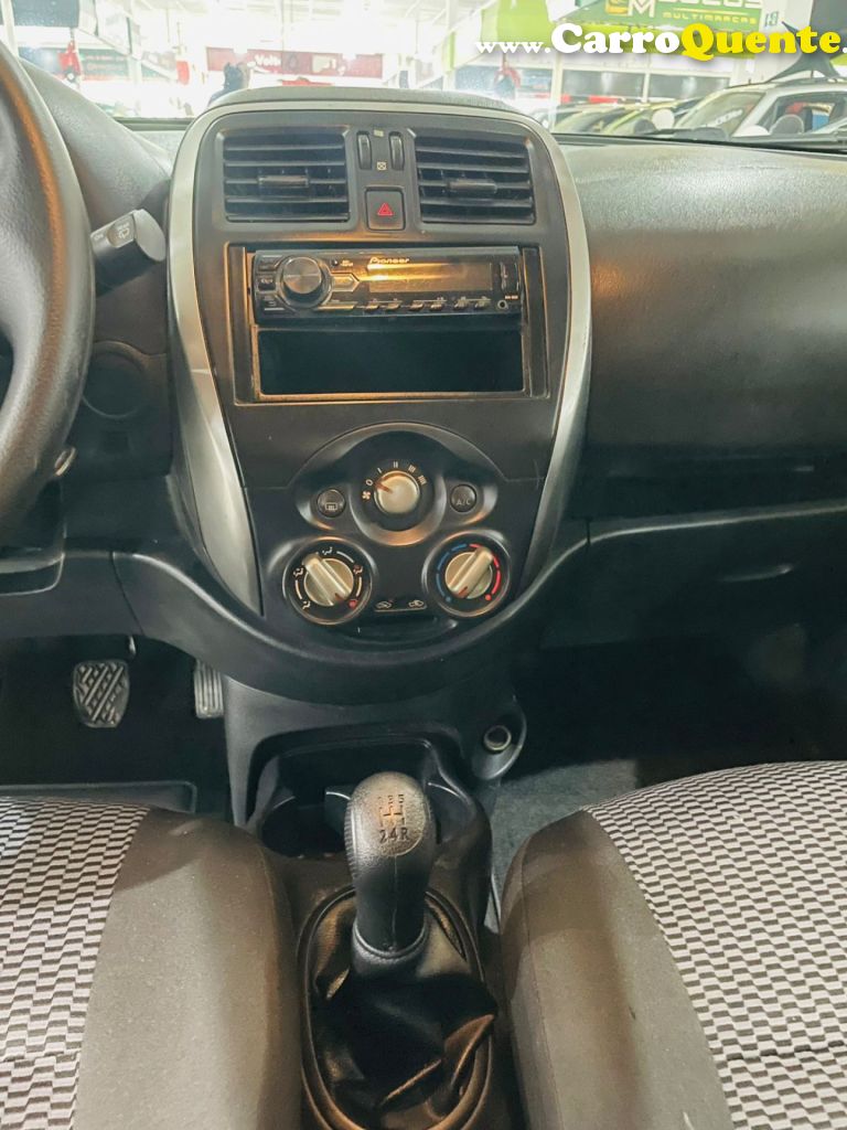 NISSAN   MARCH S 1.0 12V FLEX 5P   BRANCO 2016 1.0 FLEX - Loja