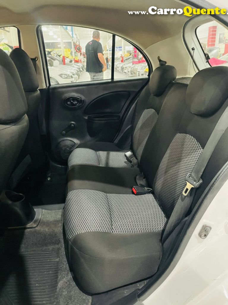 NISSAN   MARCH S 1.0 12V FLEX 5P   BRANCO 2016 1.0 FLEX - Loja
