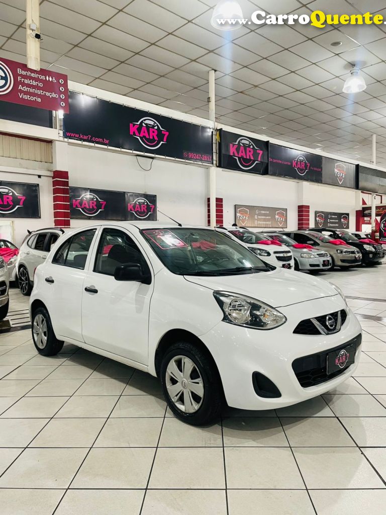 NISSAN   MARCH S 1.0 12V FLEX 5P   BRANCO 2016 1.0 FLEX - Loja