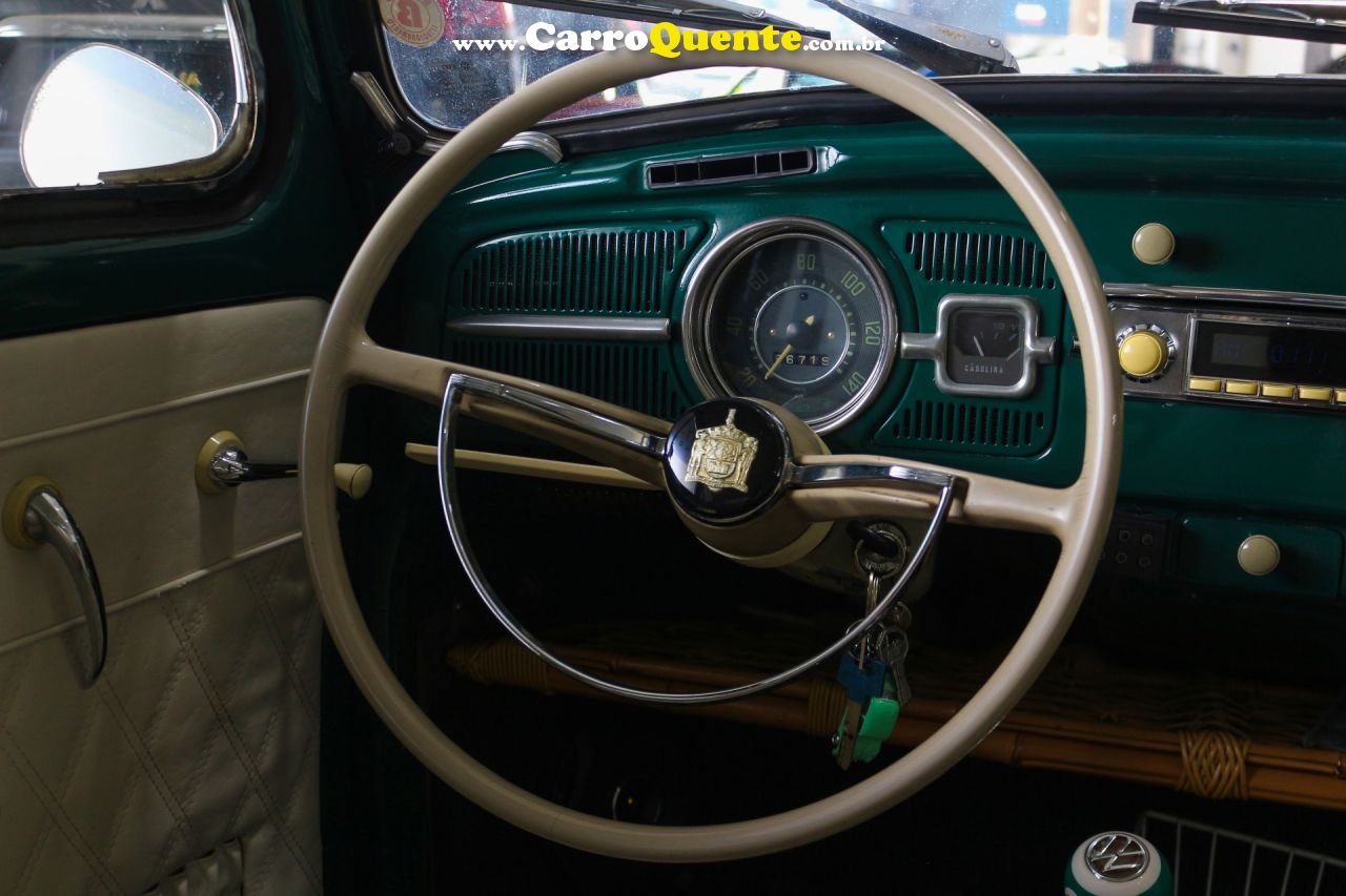 VOLKSWAGEN   FUSCA 1500   VERDE 1966 1500 GASOLINA - Loja