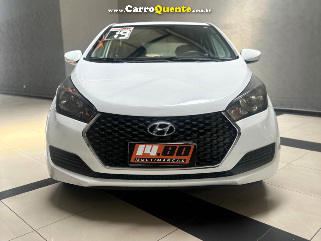 HYUNDAI   HB20 UNIQUE 1.0 FLEX 12V MEC.   BRANCO 2019 1.0 FLEX - Loja