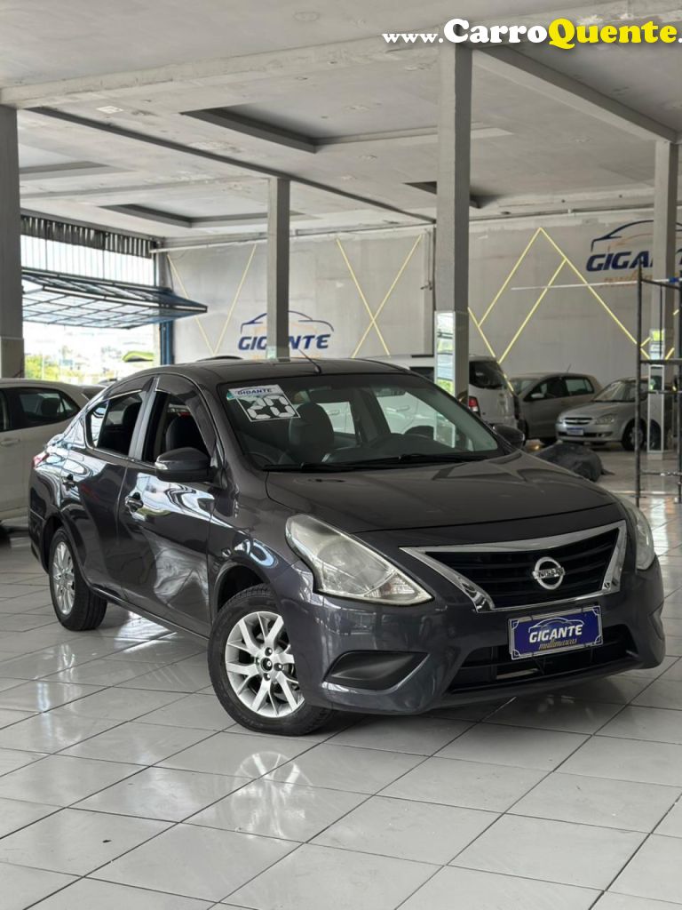 NISSAN   VERSA SV 1.6 16V FLEXSTART 4P AUT.   CINZA 2020 1.6 FLEX - Loja