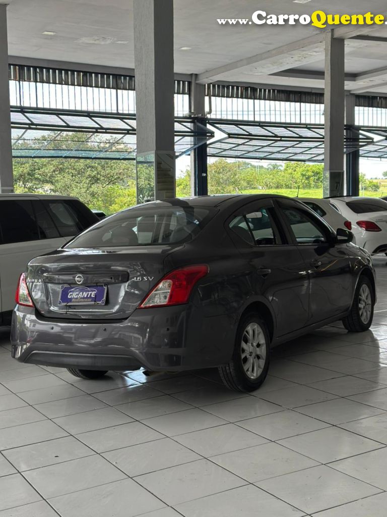 NISSAN   VERSA SV 1.6 16V FLEXSTART 4P AUT.   CINZA 2020 1.6 FLEX - Loja