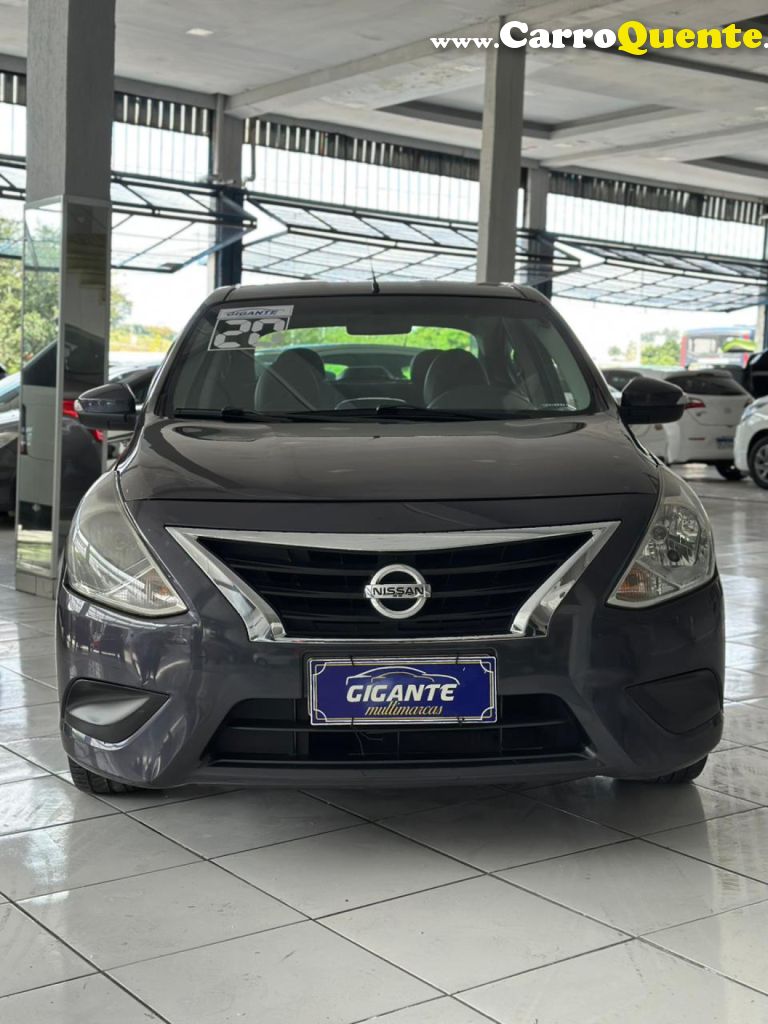 NISSAN   VERSA SV 1.6 16V FLEXSTART 4P AUT.   CINZA 2020 1.6 FLEX - Loja