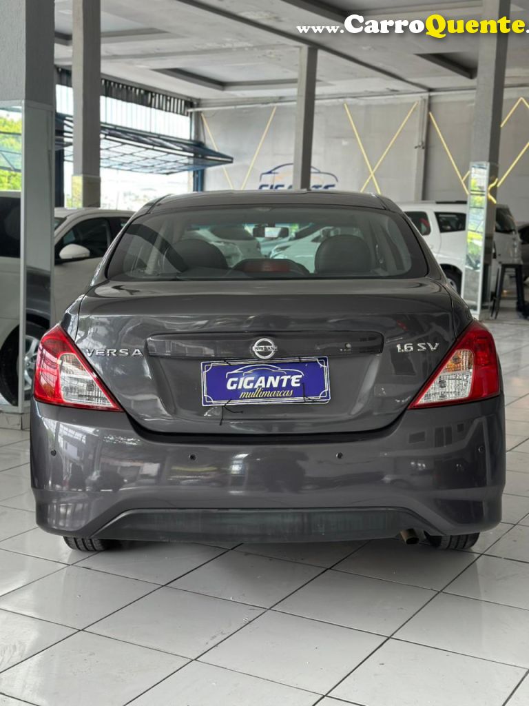 NISSAN   VERSA SV 1.6 16V FLEXSTART 4P AUT.   CINZA 2020 1.6 FLEX - Loja