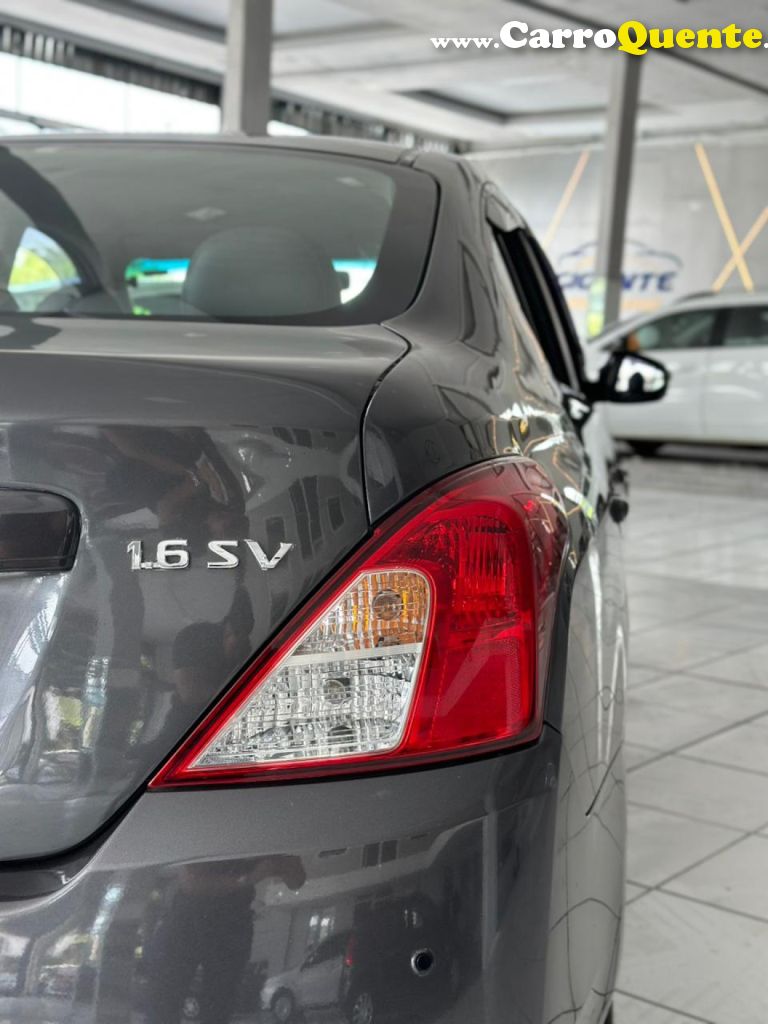 NISSAN   VERSA SV 1.6 16V FLEXSTART 4P AUT.   CINZA 2020 1.6 FLEX - Loja