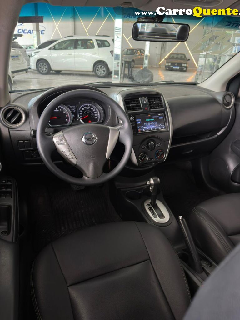NISSAN   VERSA SV 1.6 16V FLEXSTART 4P AUT.   CINZA 2020 1.6 FLEX - Loja