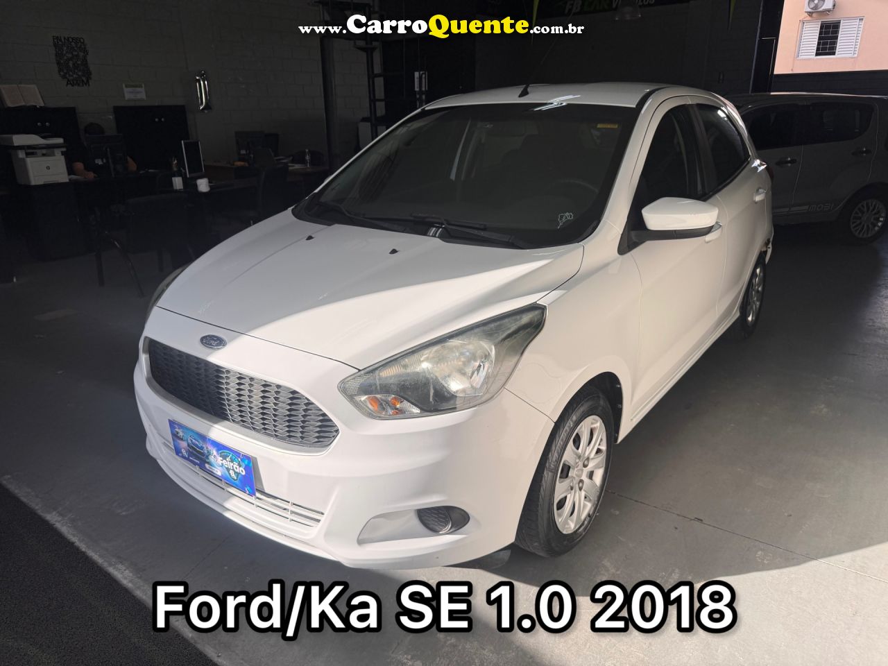FORD   KA 1.0 SESE PLUS TIVCT FLEX 5P   BRANCO 2018 1.0 FLEX - Loja