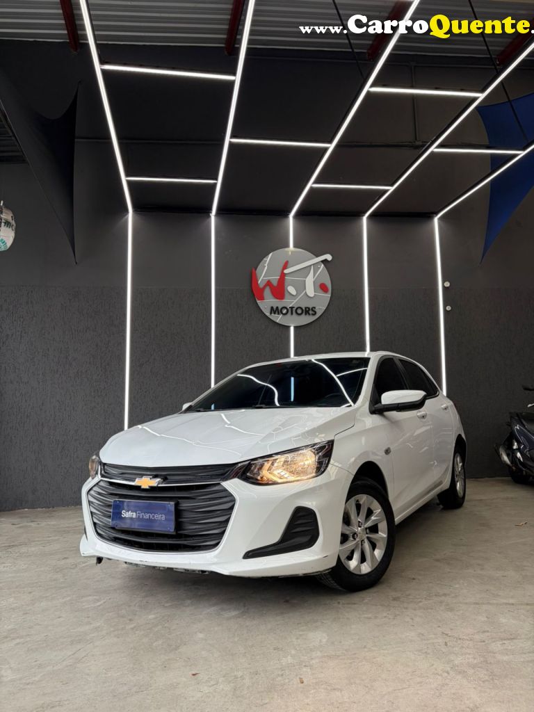 CHEVROLET   ONIX HATCH LT 1.0 12V FLEX 5P MEC.   BRANCO 2022 1.0 FLEX - Loja