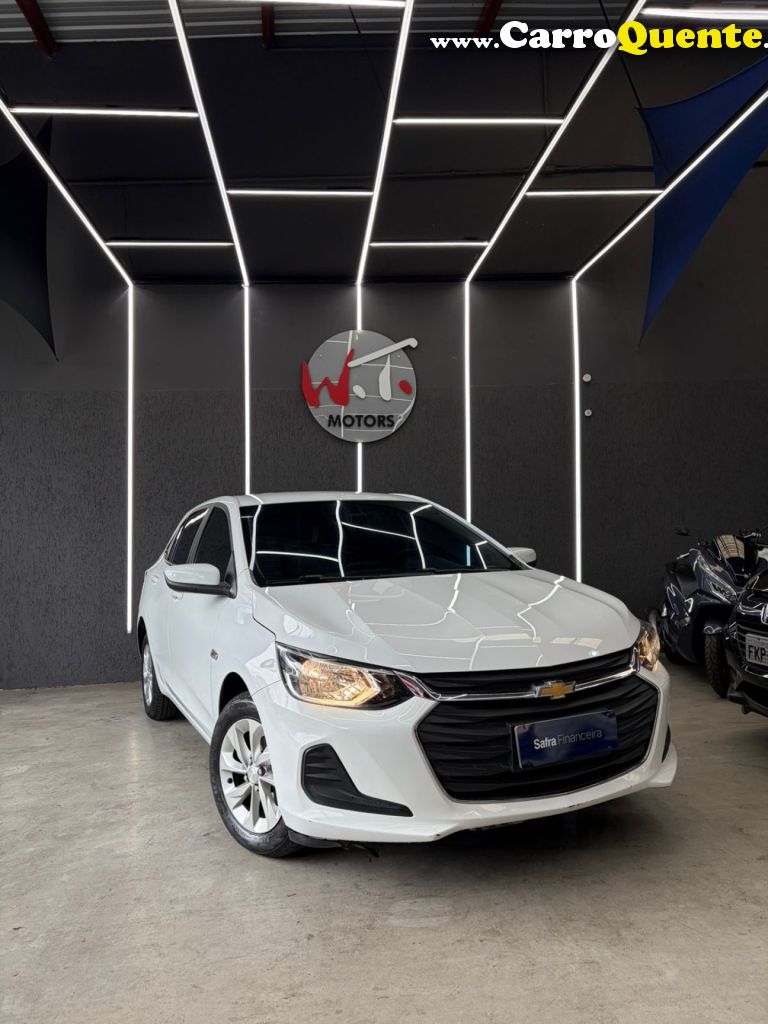CHEVROLET   ONIX HATCH LT 1.0 12V FLEX 5P MEC.   BRANCO 2022 1.0 FLEX - Loja