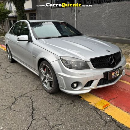MERCEDES-BENZ   C-63 AMG 6.2 V8 AUT.   PRATA 2009 6.2 GASOLINA