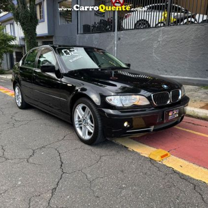BMW   330I MOTORSPORT 3.0 24V 4P   PRETO 2002 3.0 GASOLINA