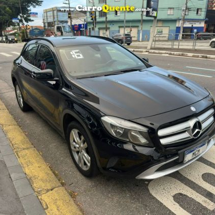 MERCEDES-BENZ   GLA 200 ADVANCE 1.61.6 TB 16V FLEX AUT.   PRETO 2016 1.6 FLEX