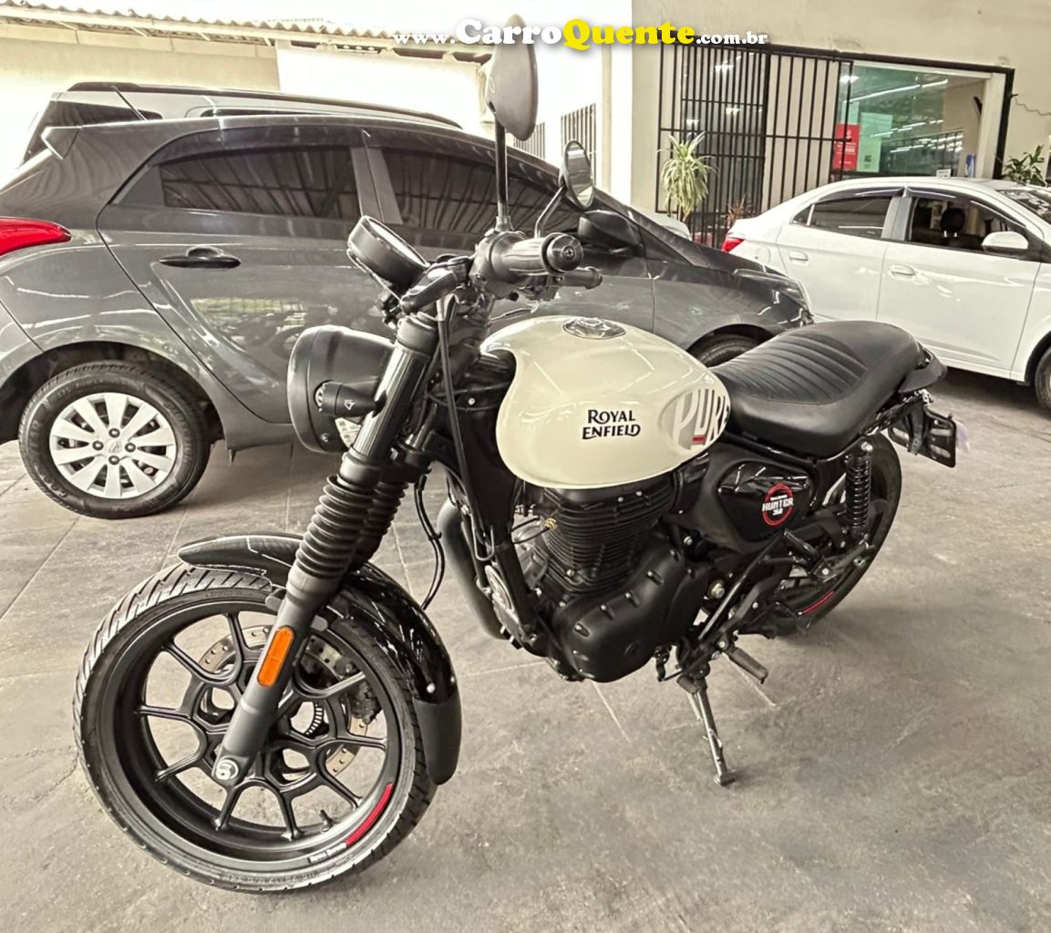 ROYAL ENFIELD   HUNTER 350   BRANCO 2025 350CC GASOLINA - Loja