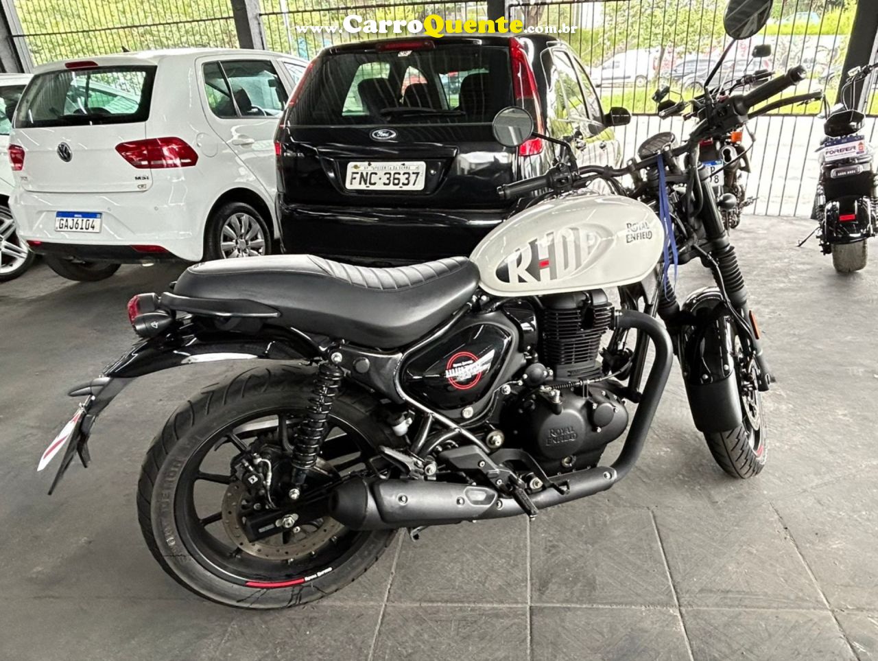 ROYAL ENFIELD   HUNTER 350   BRANCO 2025 350CC GASOLINA - Loja