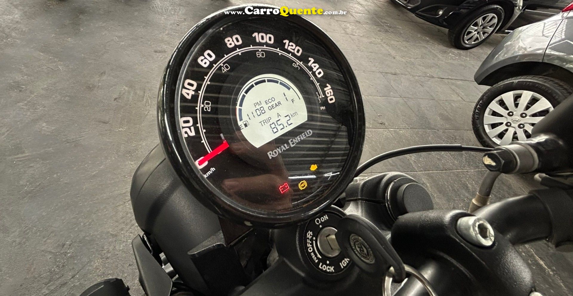 ROYAL ENFIELD   HUNTER 350   BRANCO 2025 350CC GASOLINA - Loja