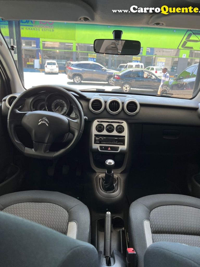 CITROËN   C3 ORIGINE 1.5 FLEX 8V 5P MEC.   PRETO 2013 1.5 FLEX - Loja