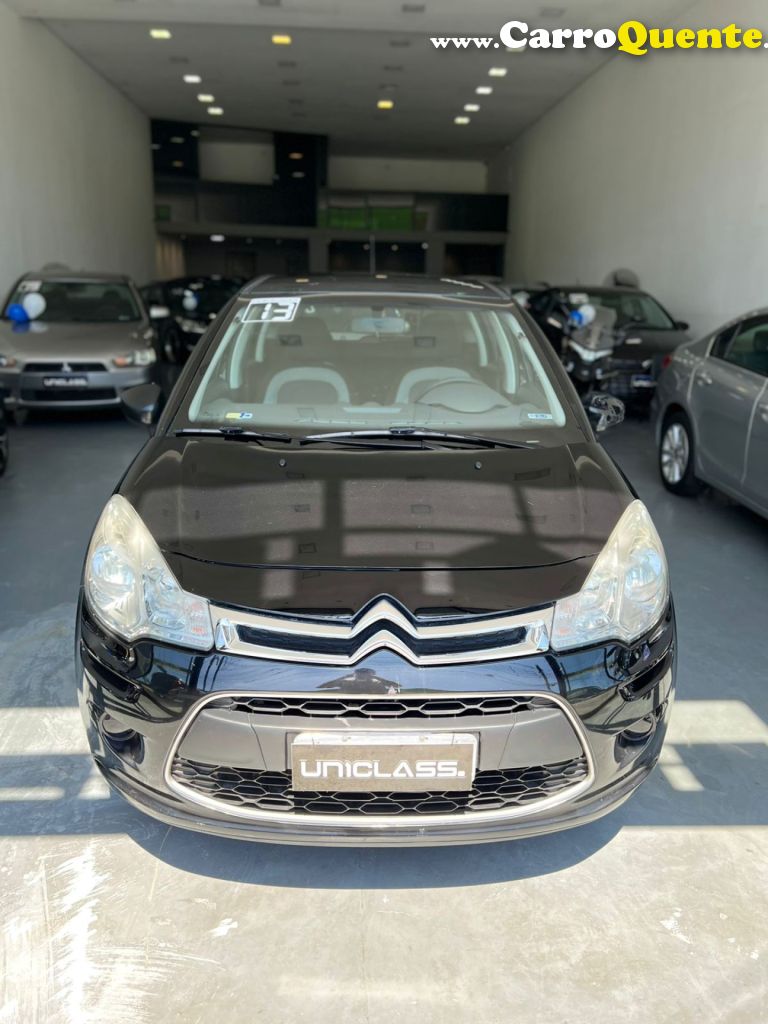 CITROËN   C3 ORIGINE 1.5 FLEX 8V 5P MEC.   PRETO 2013 1.5 FLEX - Loja