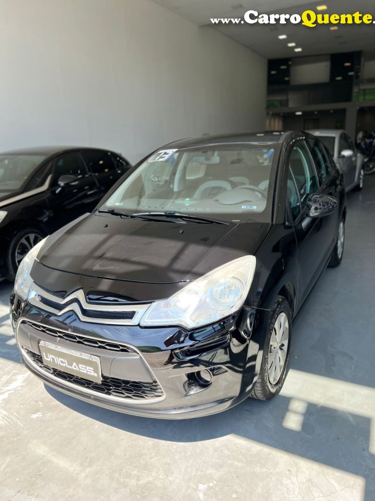 CITROËN   C3 ORIGINE 1.5 FLEX 8V 5P MEC.   PRETO 2013 1.5 FLEX - Loja