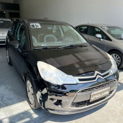 CITROËN   C3 ORIGINE 1.5 FLEX 8V 5P MEC.   PRETO 2013 1.5 FLEX