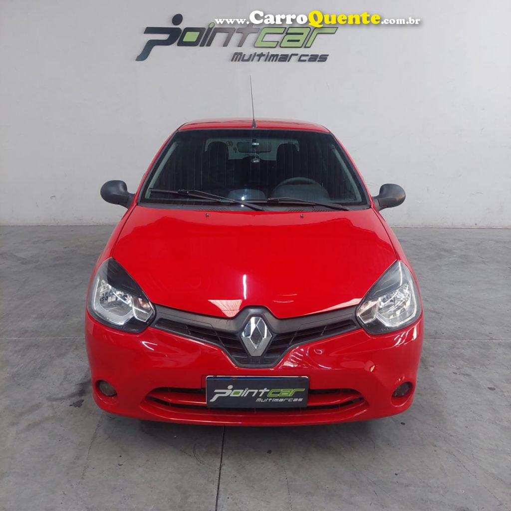 RENAULT   CLIO RNALIZÃ©EXPR.1.0 HI-POWER 16V 5P   VERMELHO 2014 1.0 FLEX - Loja